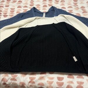Colorblock Knit Cardigan